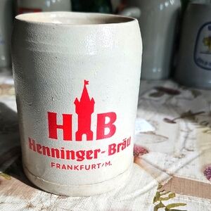 Henninger-Bräu Beer Stein